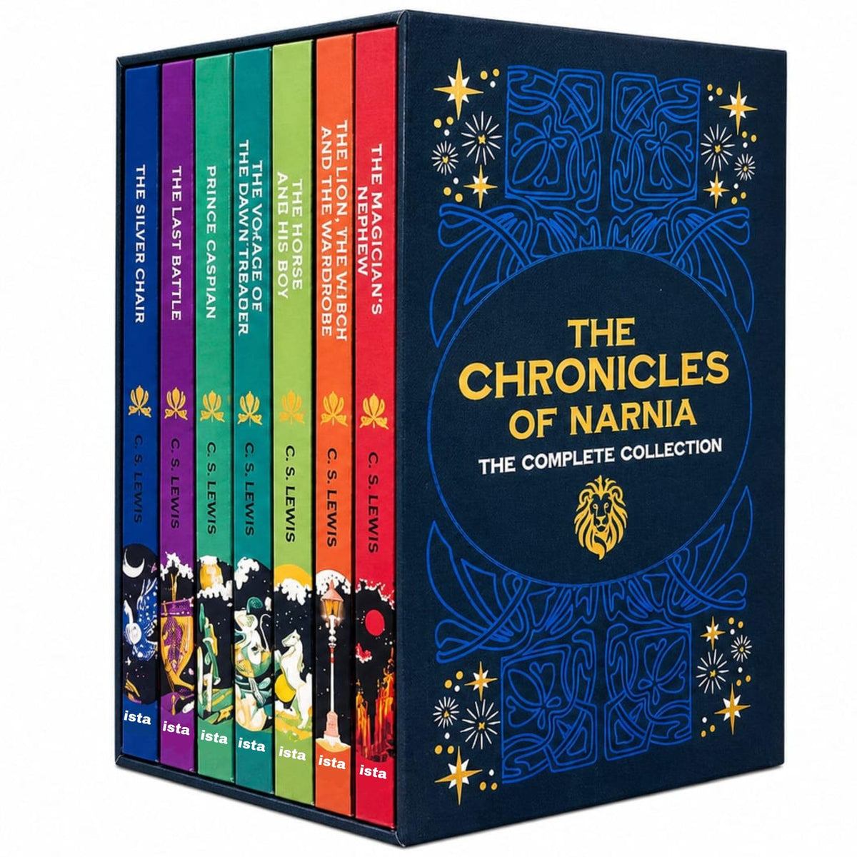 The Chronicles of Narnia 7 Books Collection Box Set By C S Lewis (The Magician's Nephew, The Lion the Witch and the Wardrobe, The Horse and His Boy,Prince Caspian, Voyage of the Dawn Treader & More)- hardcover