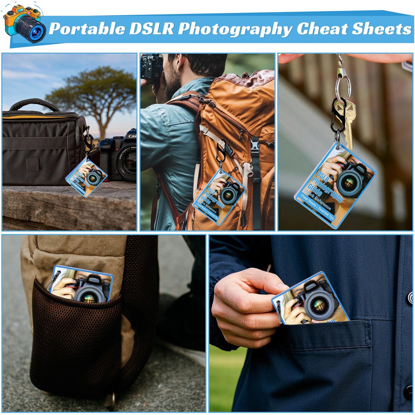 Photography Cheat Sheet for DSLR Camera Accessories