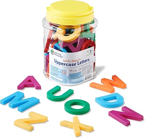 Magnetic Uppercase Letters