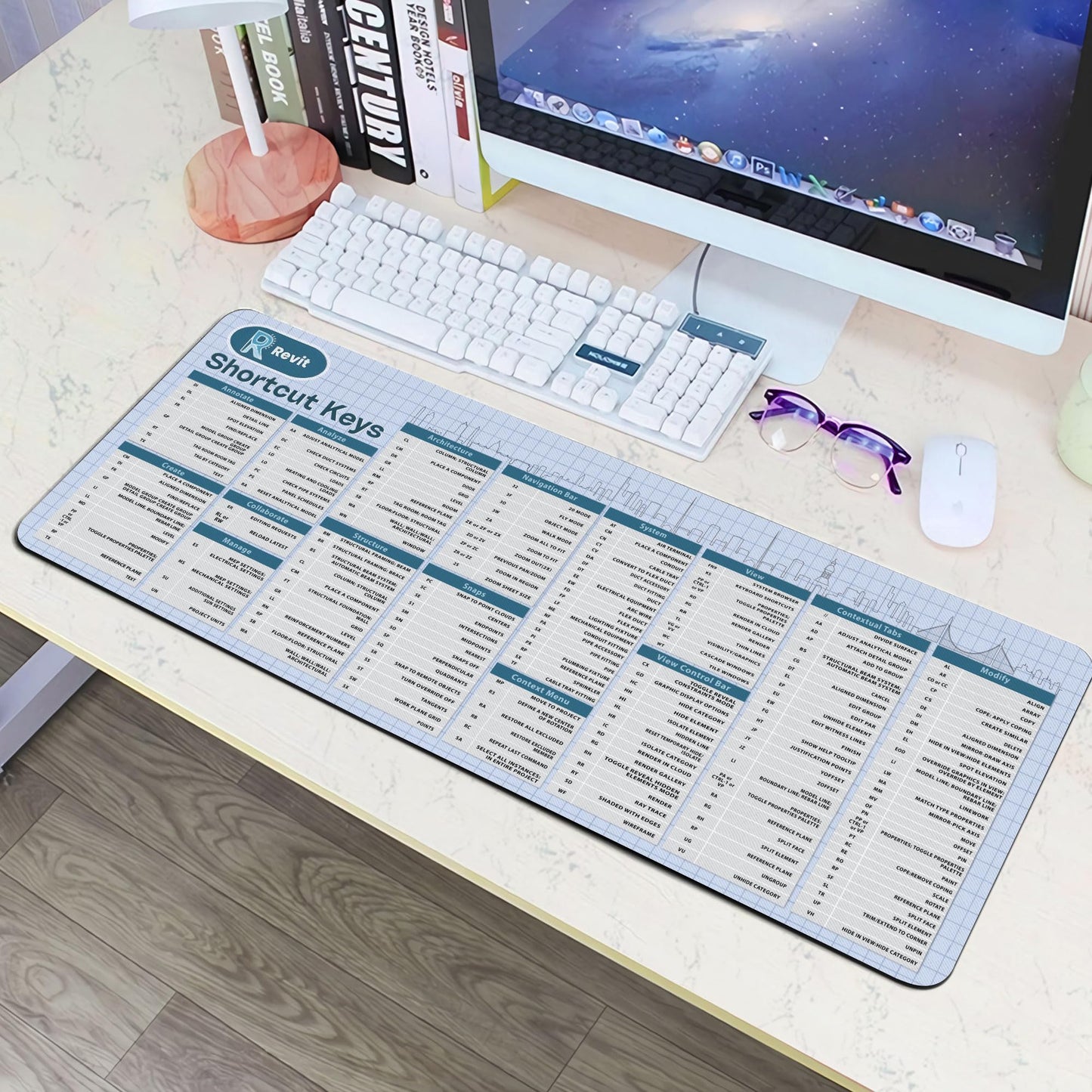 Combo 3 Creative & Designer Desk Setup, 3 Mousepad Bundle