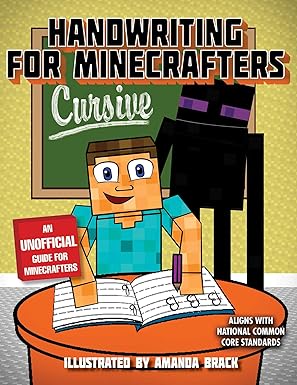 Handwriting for Minecrafters: Cursive Paperback