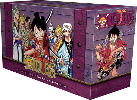 One Piece Box Set 5: Wano to Egghead: Volumes 91-111- paperback