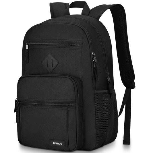 BIKROD Black Backpack Fits 15.6 Inch Notebook