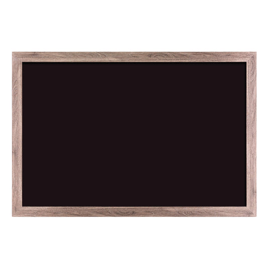 U Brands Magnetic Chalkboard, 24" x 36", Rustic Wood Frame