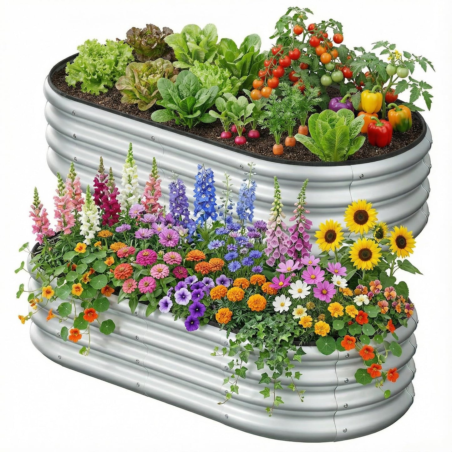 4x2x1 FT Raised Garden Bed Kit