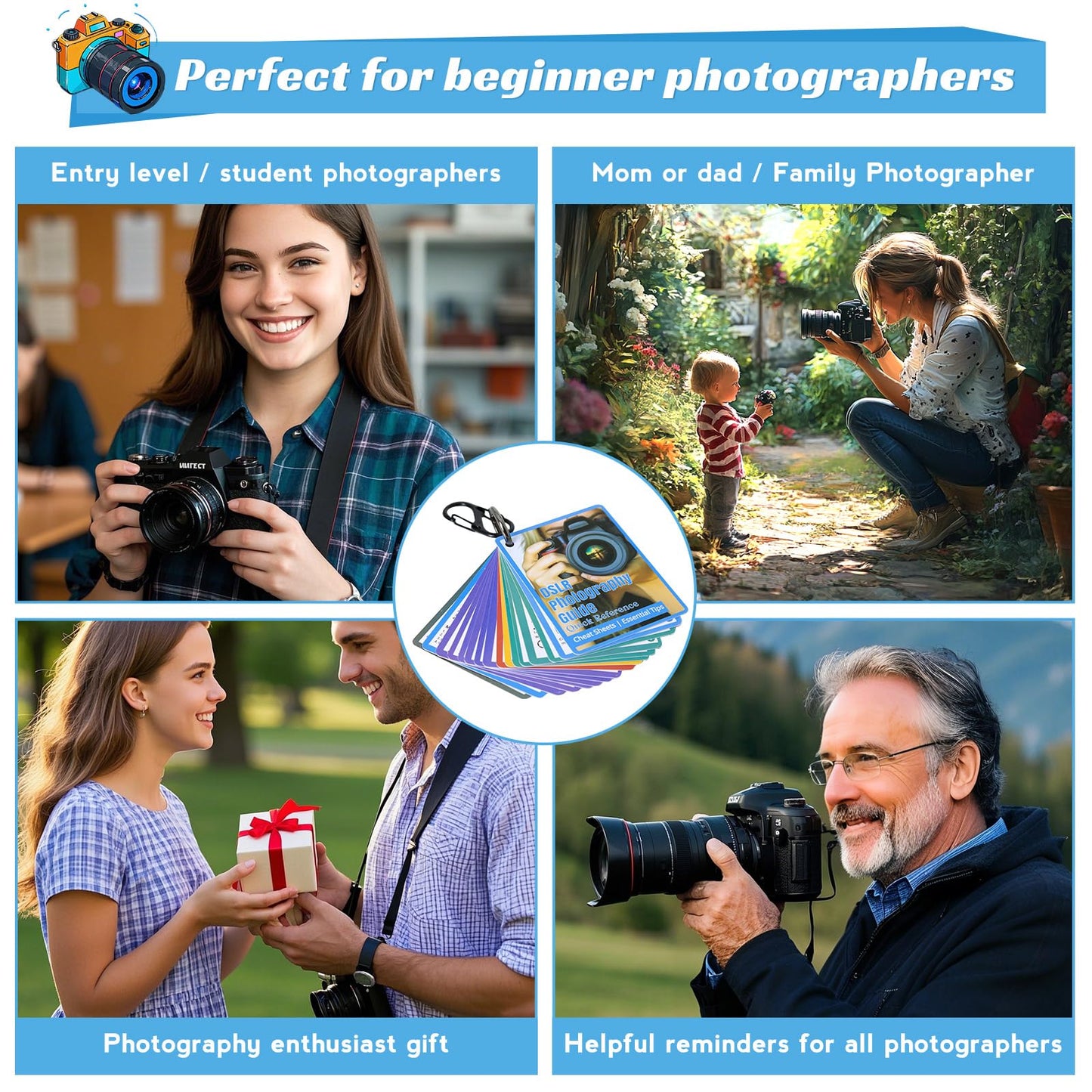 Photography Cheat Sheet for DSLR Camera Accessories