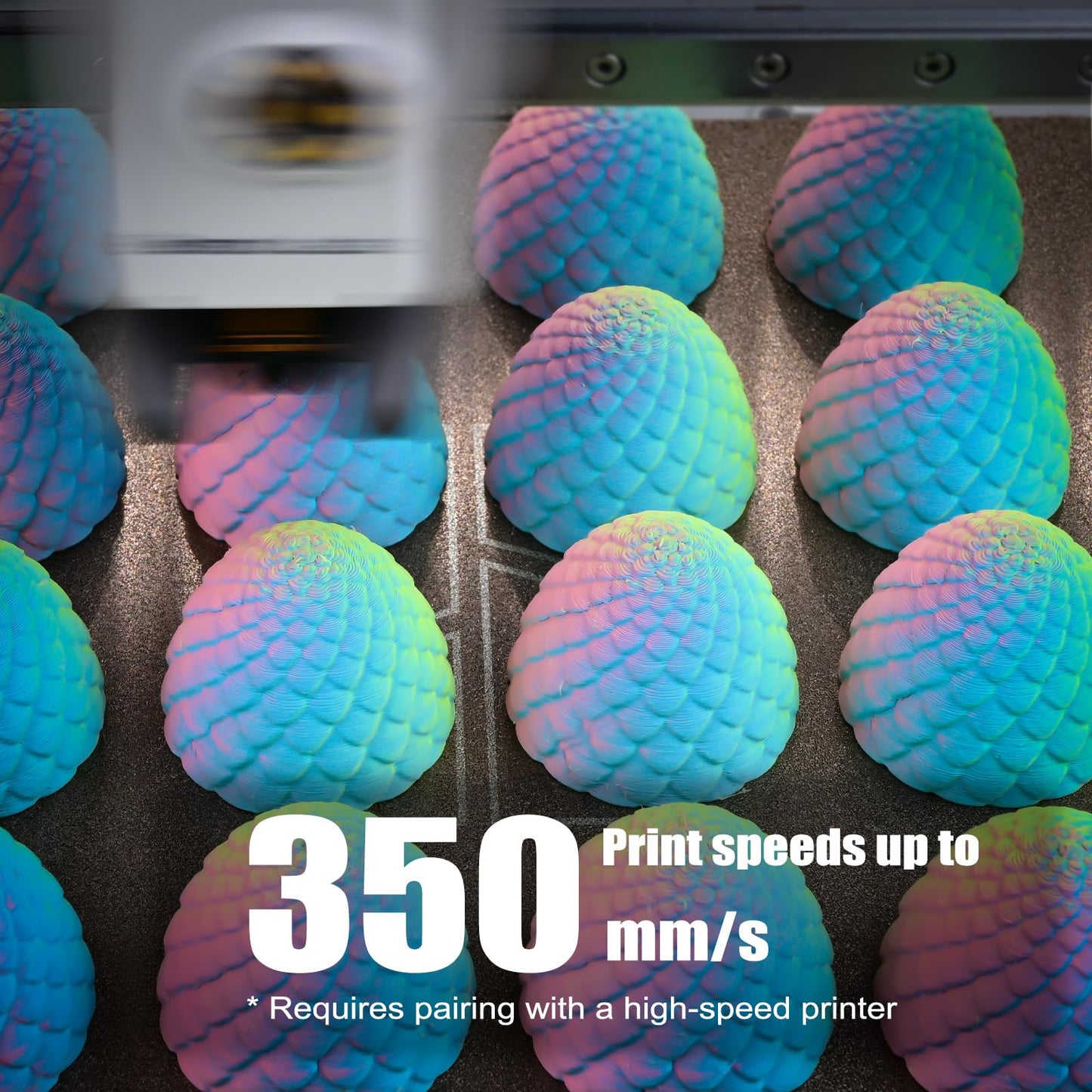 OVV3D PLA Filament 1.75mm, Matte PLA Tri-Color Rainbow, Macaron, 3D Printing Filament Pink Yellow Blue