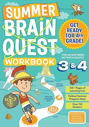 Summer Brain Quest: Between Grades 3 & 4 Paperback