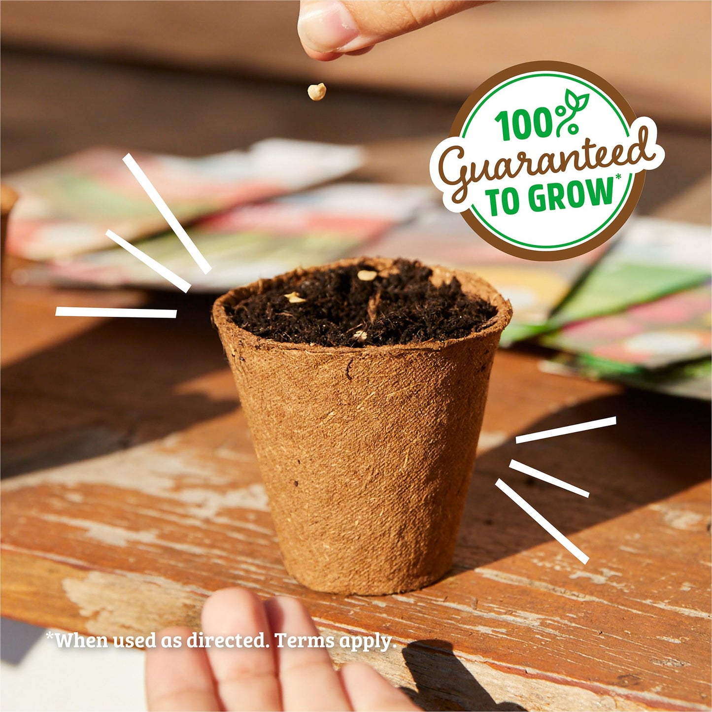 Heirloom Organic, Non-GMO & USA Grown Seeds, 30ct Herb, Fruit, and Veggies, Assortment May Vary, Guaranteed to Grow