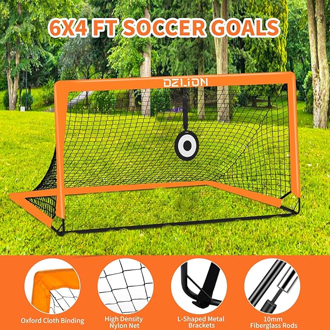 Soccer Goals for Kids- 6x4 ft