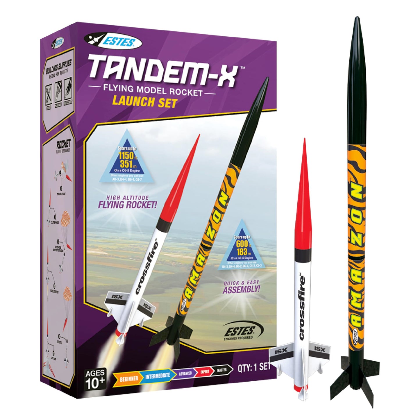 Estes 1469 Tandem X Rocket-Building Kit