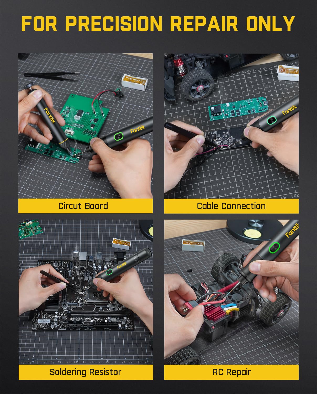 Fanttik T1 Max Soldering Iron Kit, Cordless Soldering Iron