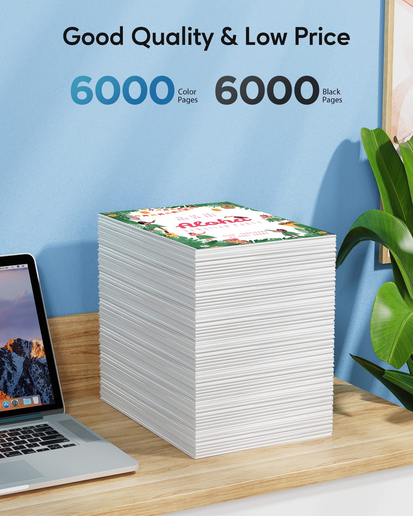 522 High Capacity (5 Bottles) Refill Ink Bottle Replacement for Use for EcoTank ET-2803 ET-2800 ET-2720 ET-4800 Printer