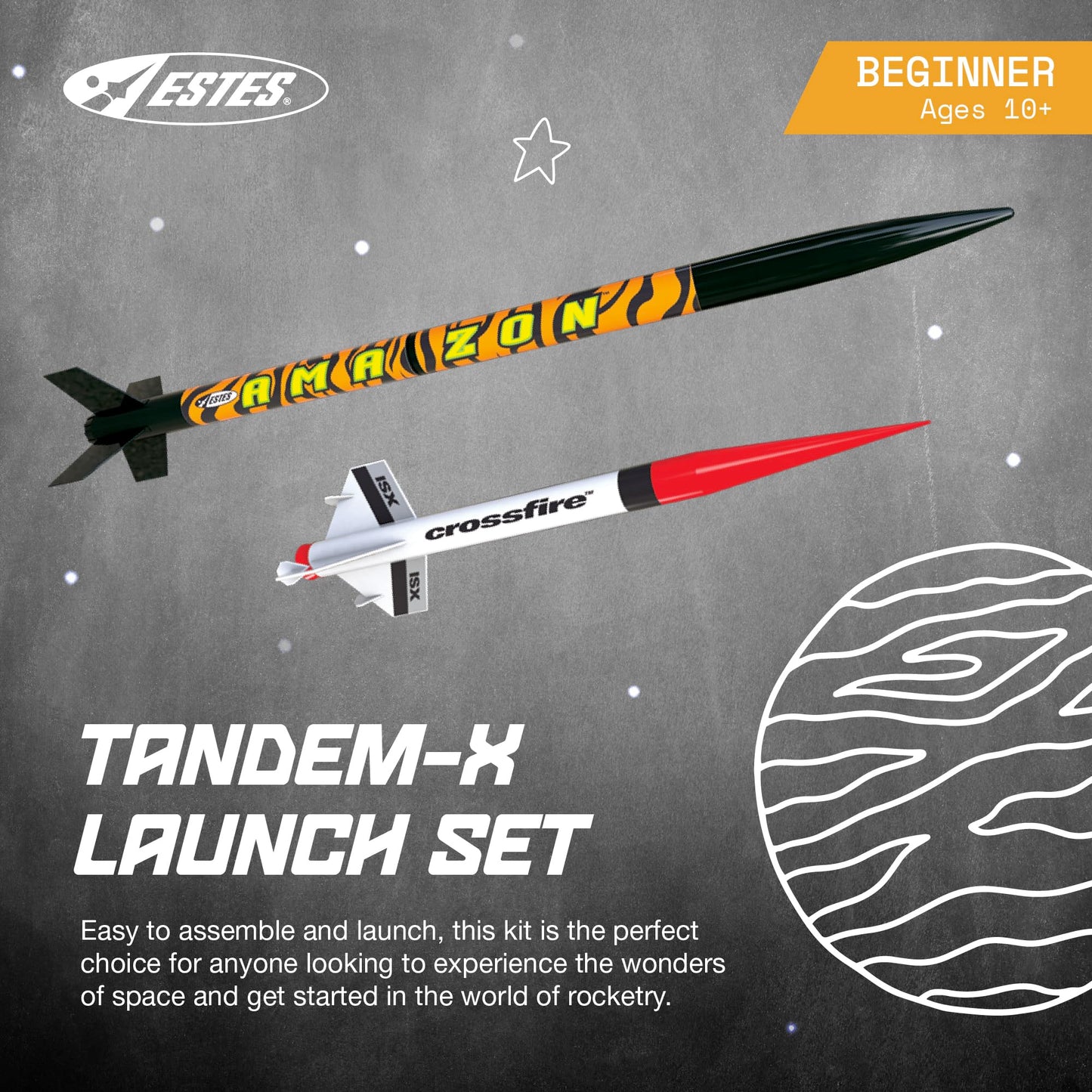 Estes 1469 Tandem X Rocket-Building Kit