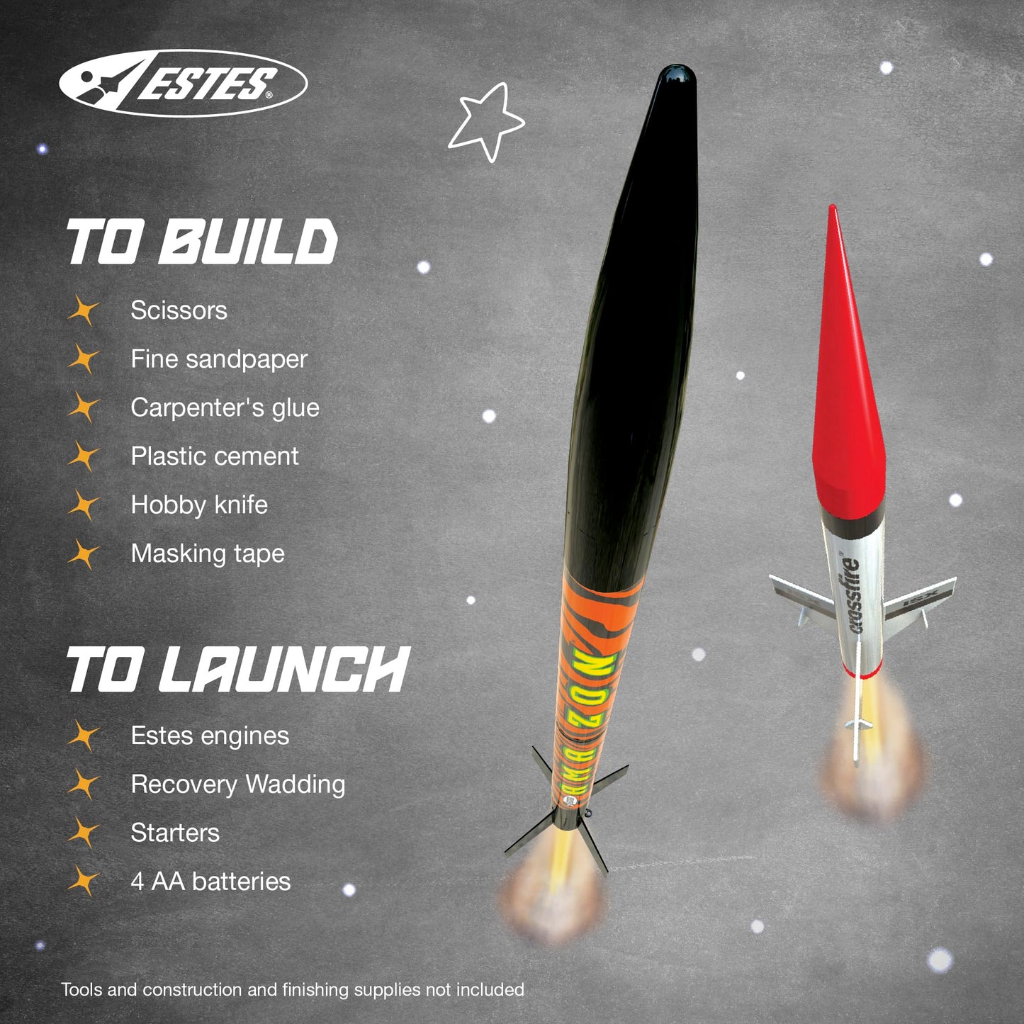 Estes 1469 Tandem X Rocket-Building Kit