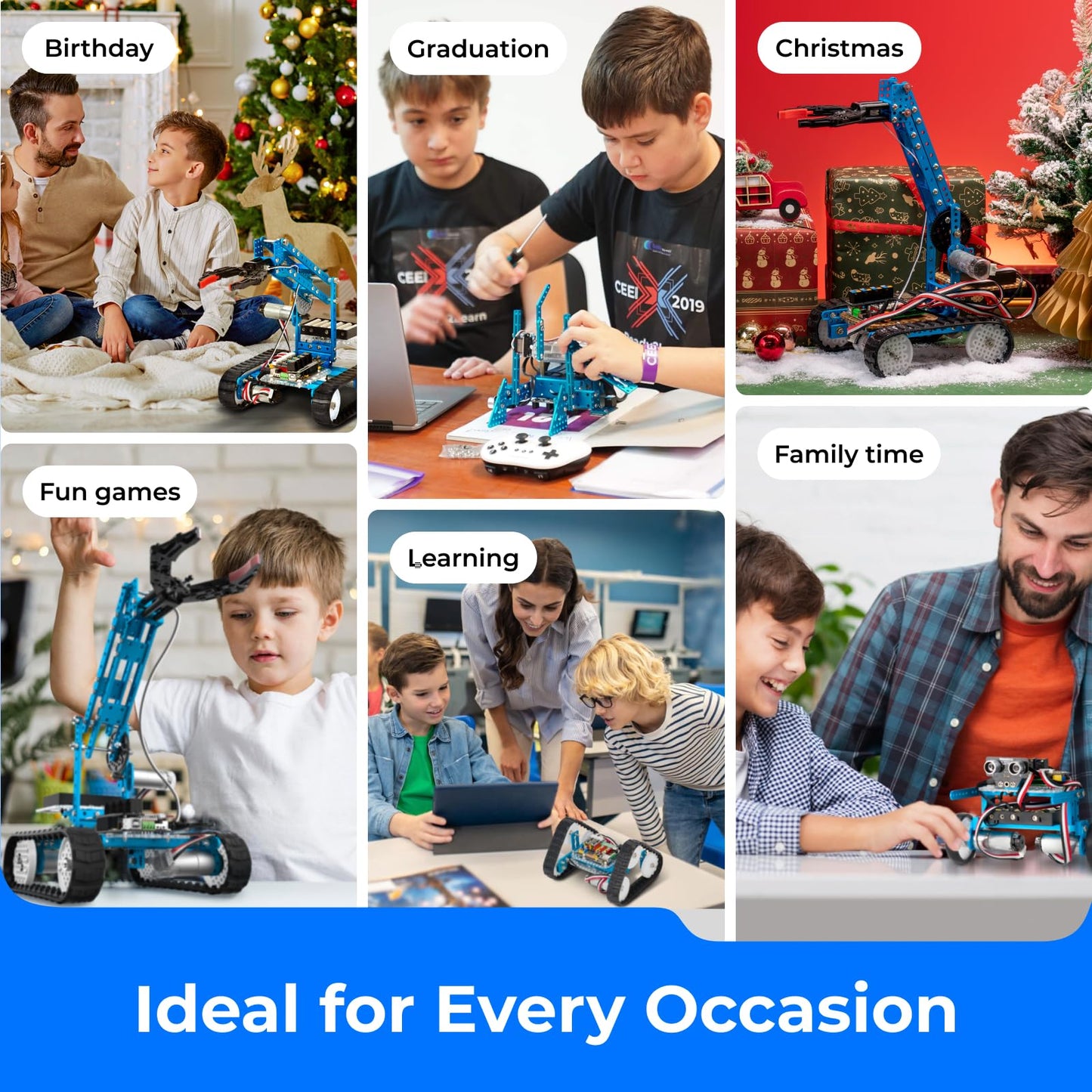 Makeblock mBot Ultimate 10 in 1 Robot Building Kit for Teenagers & Adults
