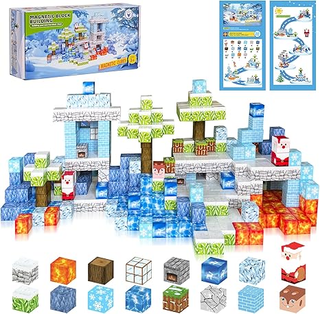 Magnetic Blocks - 110 PCS Ice