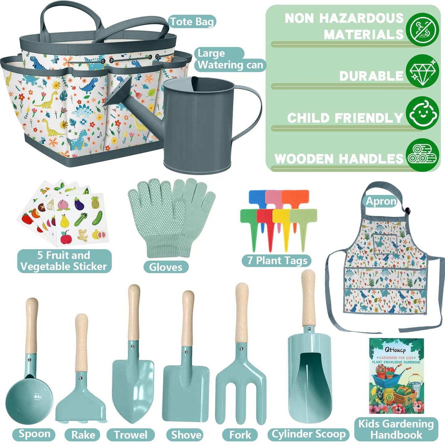 Kids Gardening Set 14Pcs