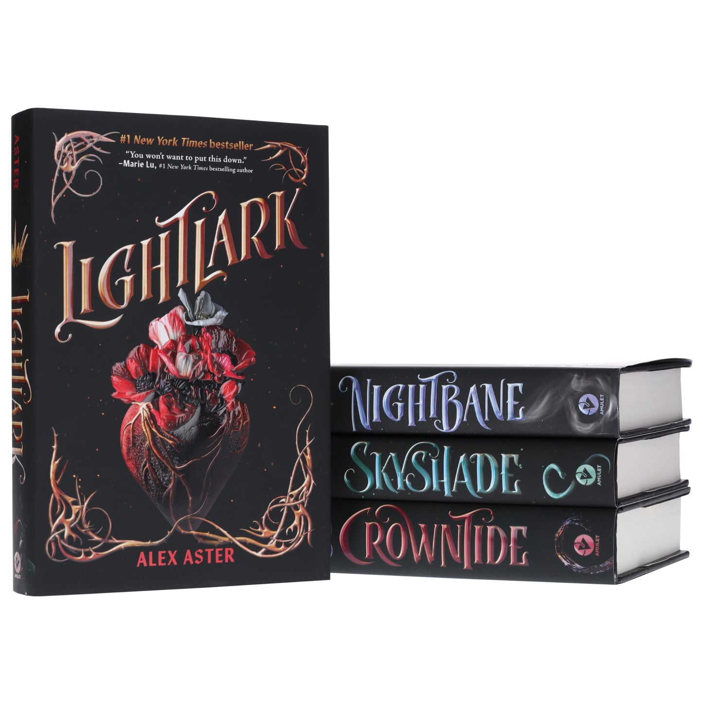 The Lightlark Saga By Alex Aster 4 Books Collection Set (Lightlark, Nightbane, Sky Shade & Crowntide)