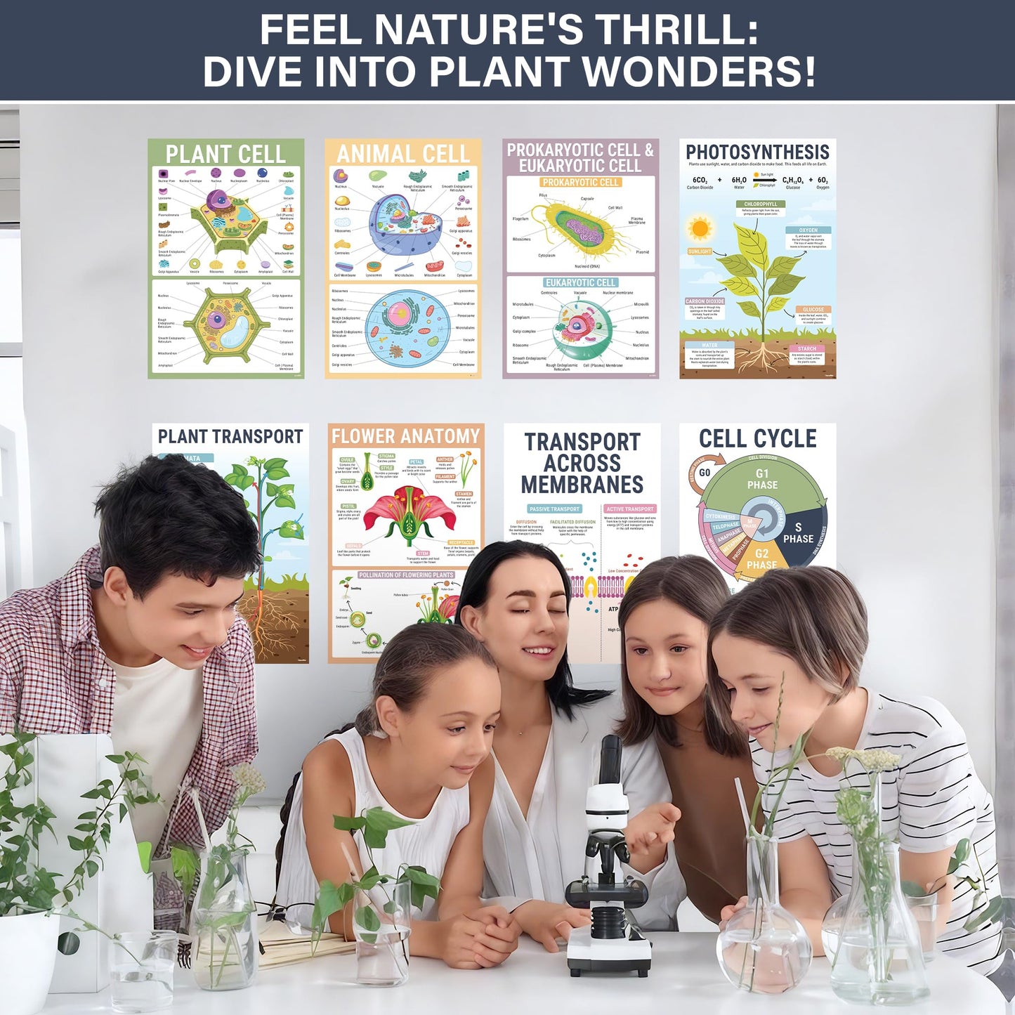 BrightenKidz Science Posters Pack 11x17