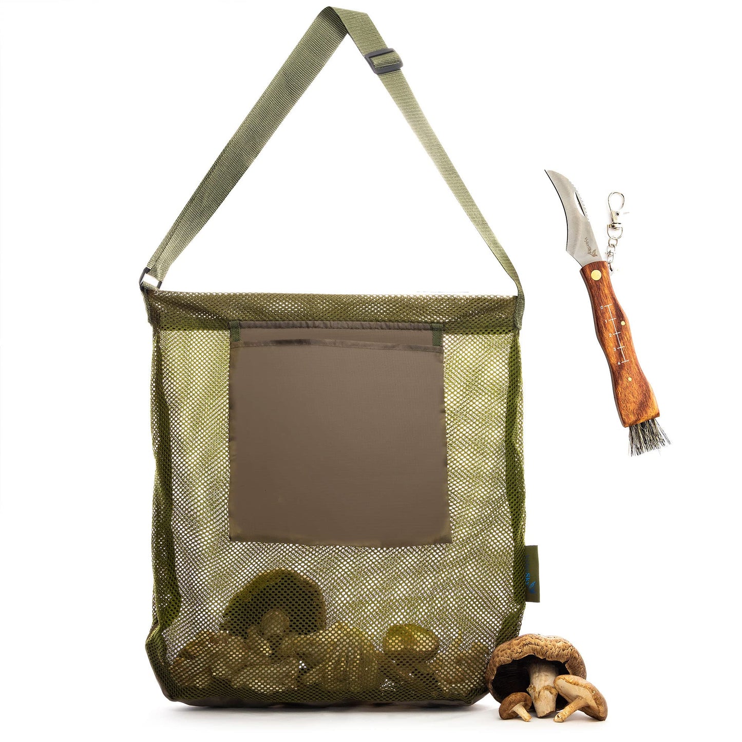 Foraging Bag - Mushroom Foraging Kit with Bag and Knife