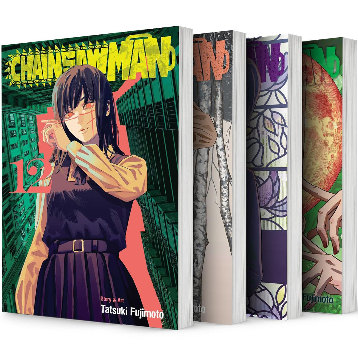 Chainsaw Man Series, Vol. 12-15, Set of 4 Books- paperback