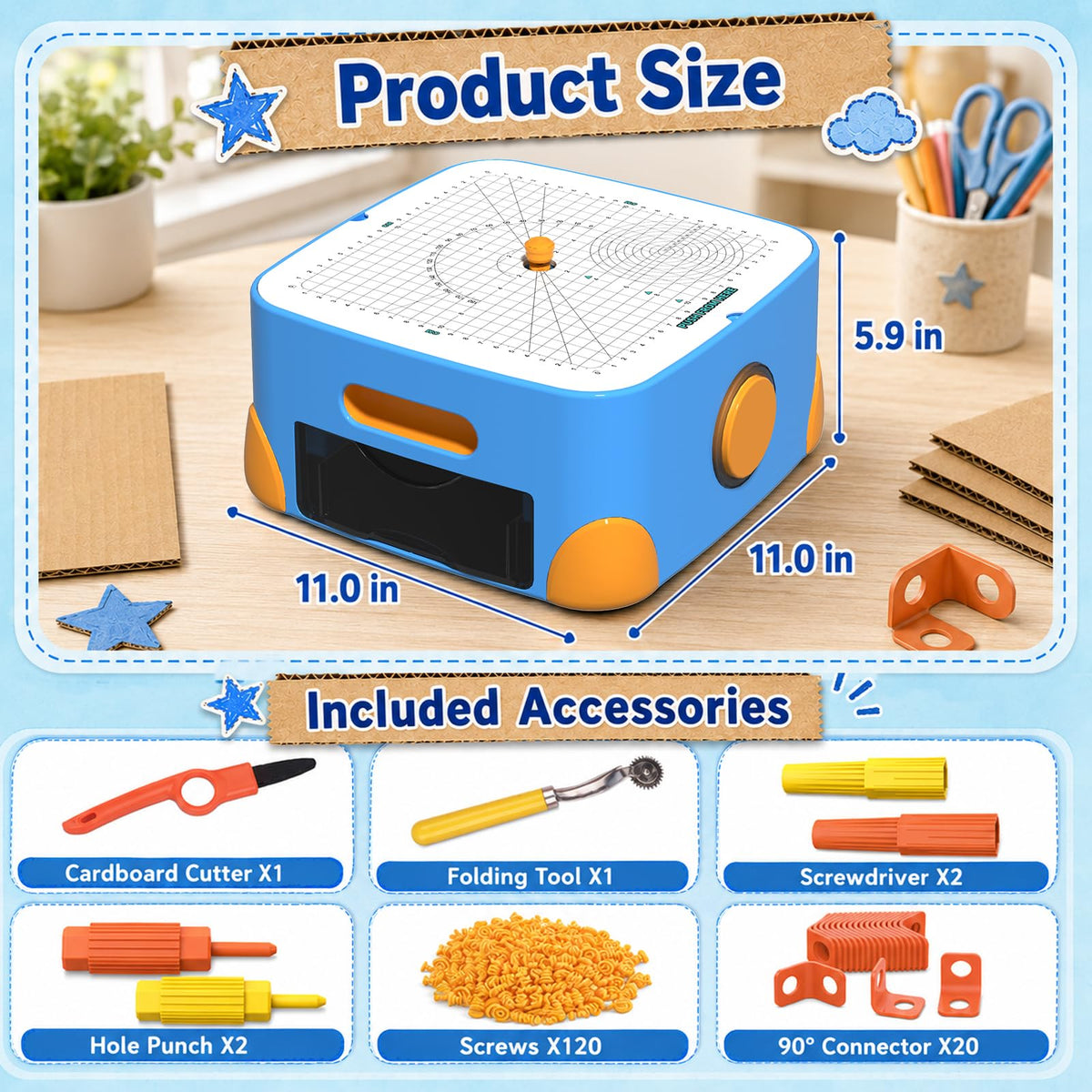 Kid-Safe Cardboard Cutter Machine