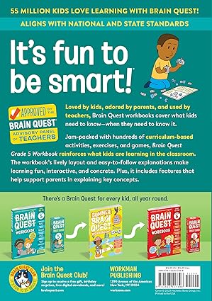 Brain Quest Workbook: 5th Grade Revised Edition