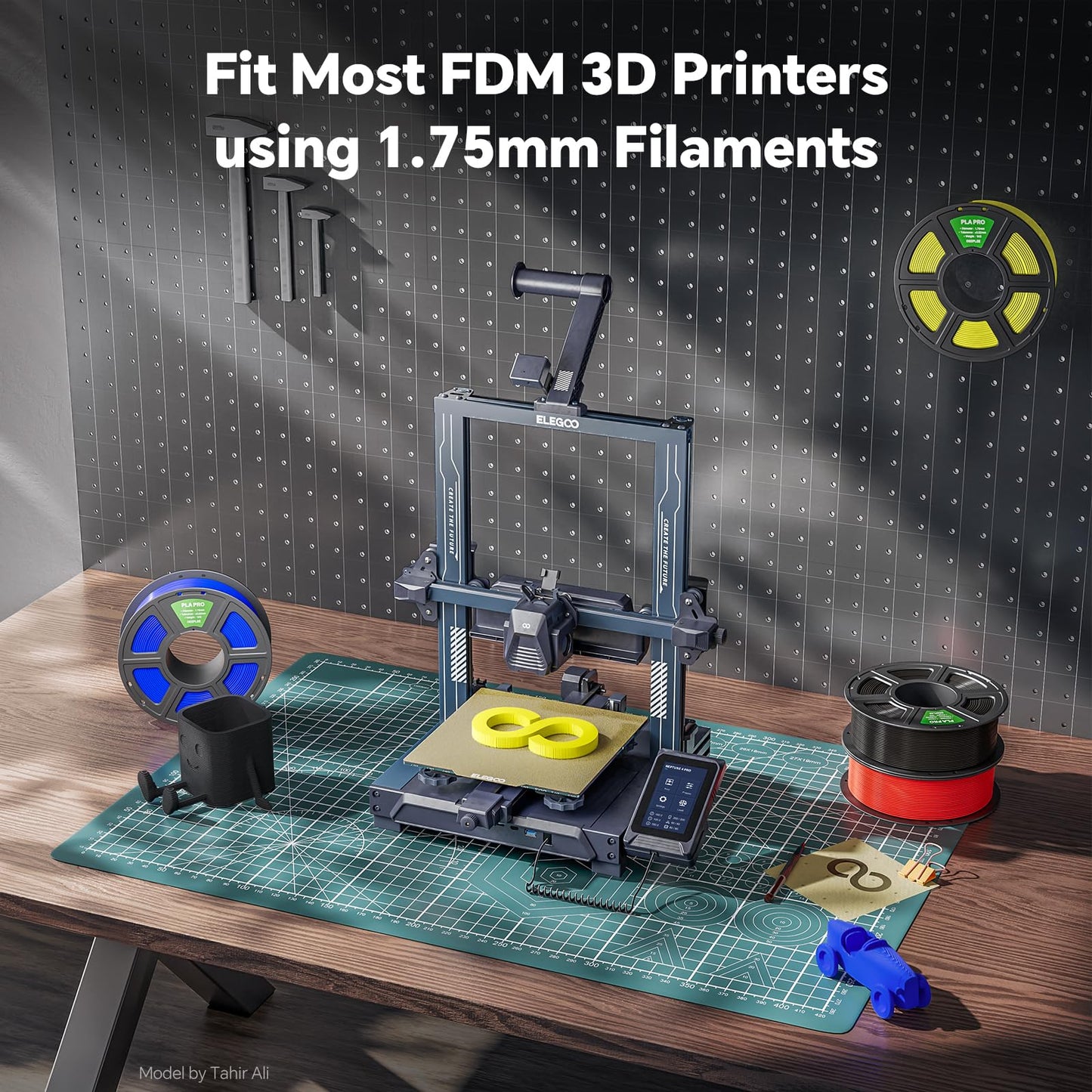 PLA PRO Filament 1.75mm- Black