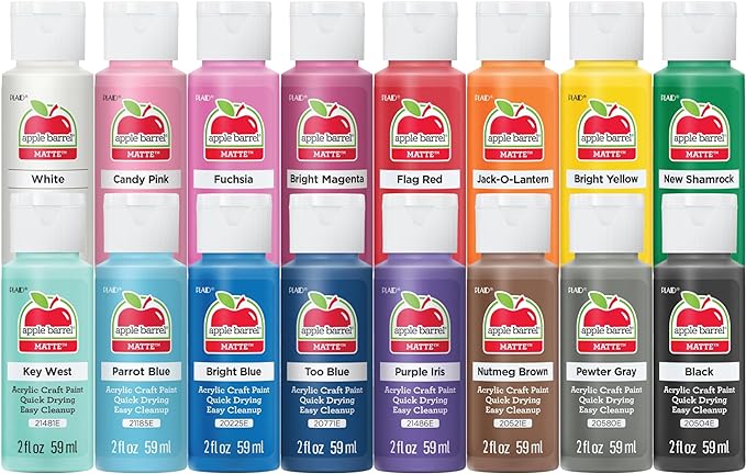 Apple Barrel, Vibrant Spectrum Collection Acrylic Craft Paint