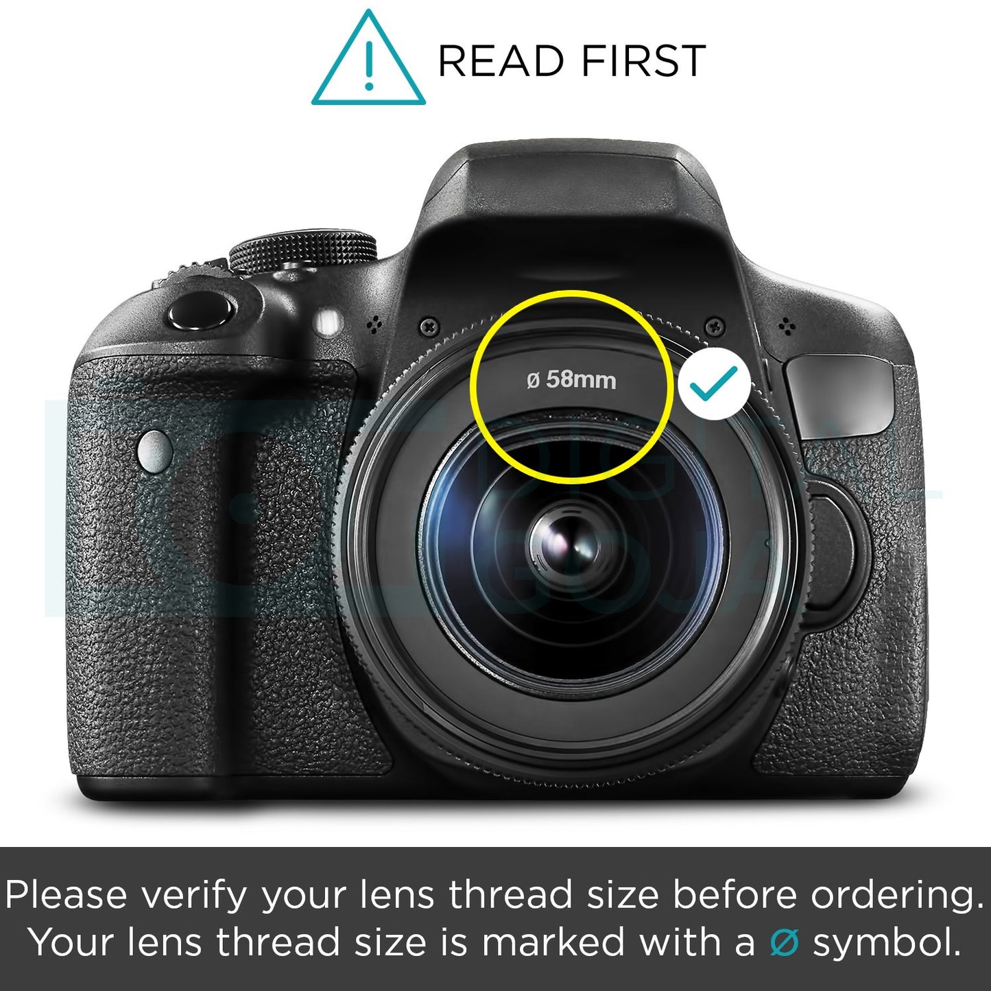 58MM Tulip Flower Lens Hood