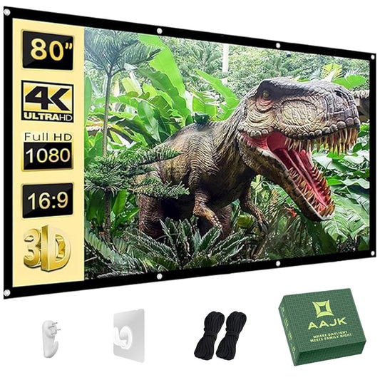 AAJK 80inch Projector Screen