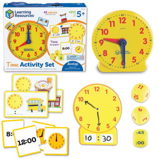 Time Activity Set – Teaching Clocks for Kids