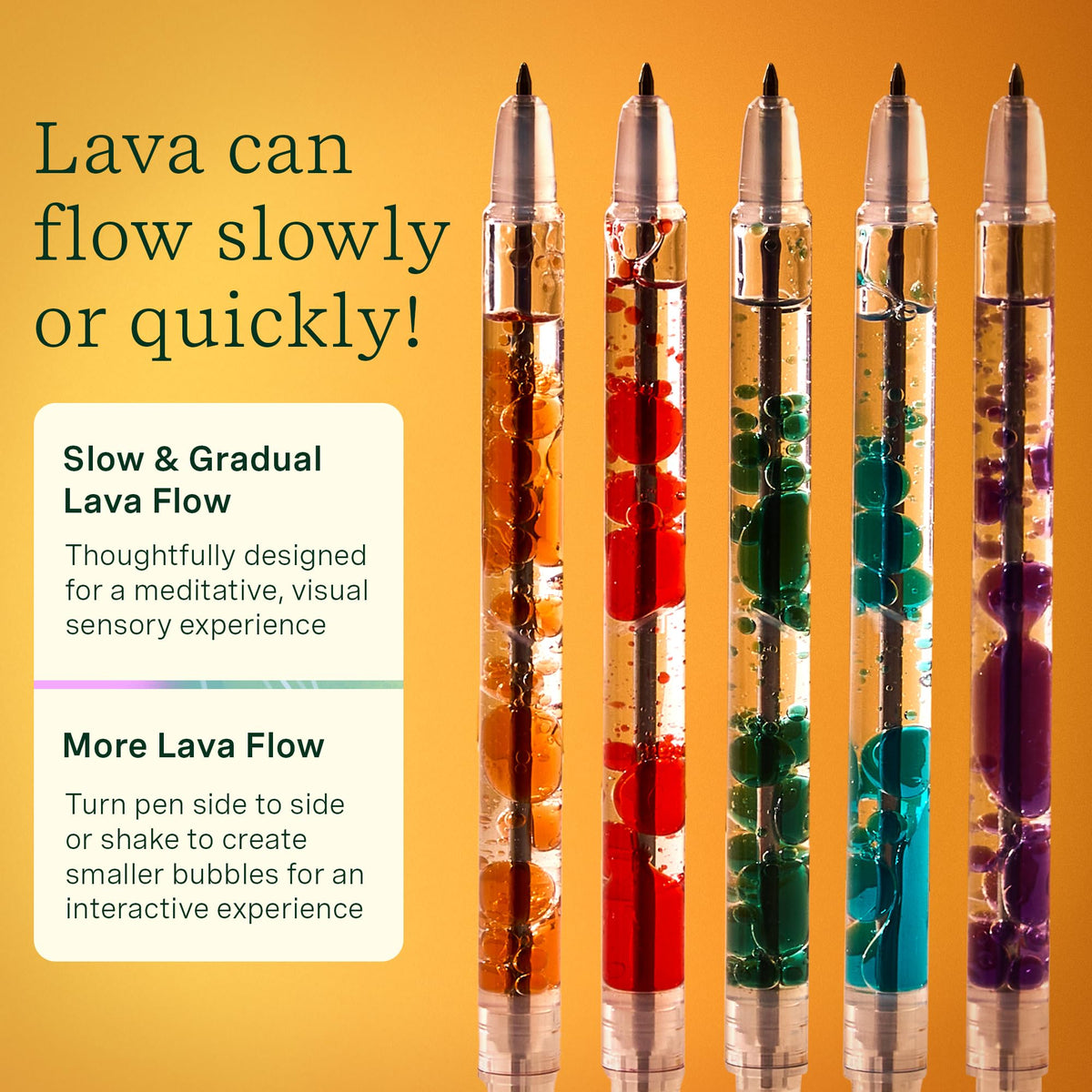 Lifelines Scented Lava Gel Pen Set, 10 Multi-Color Pack, 0.5mm