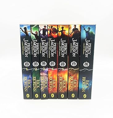 Percy Jackson Collection 7 Books Set, paperback