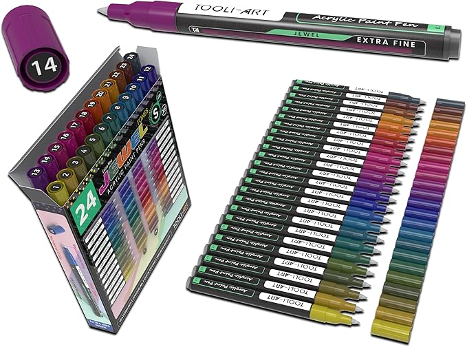 Tooli-Art- Jewel - Acrylic Paint Pens