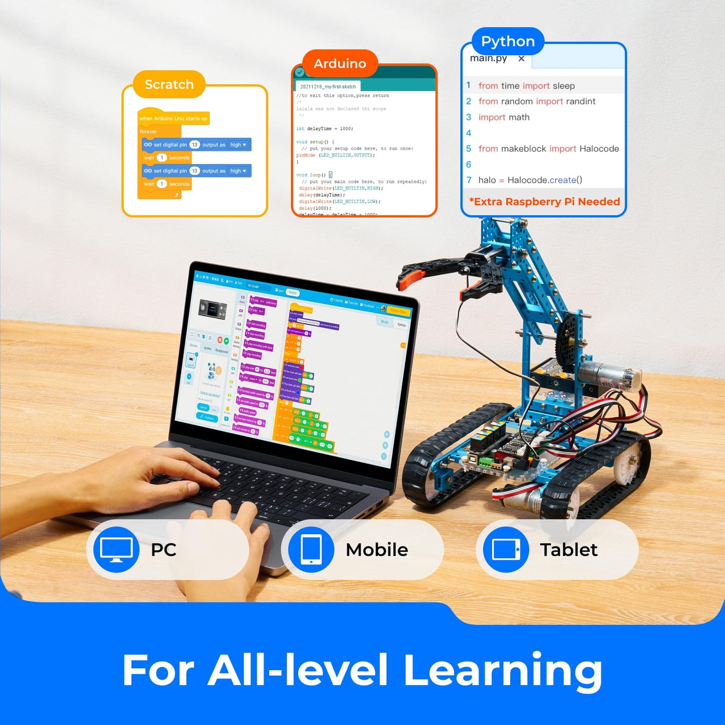 Makeblock mBot Ultimate 10 in 1 Robot Building Kit for Teenagers & Adults