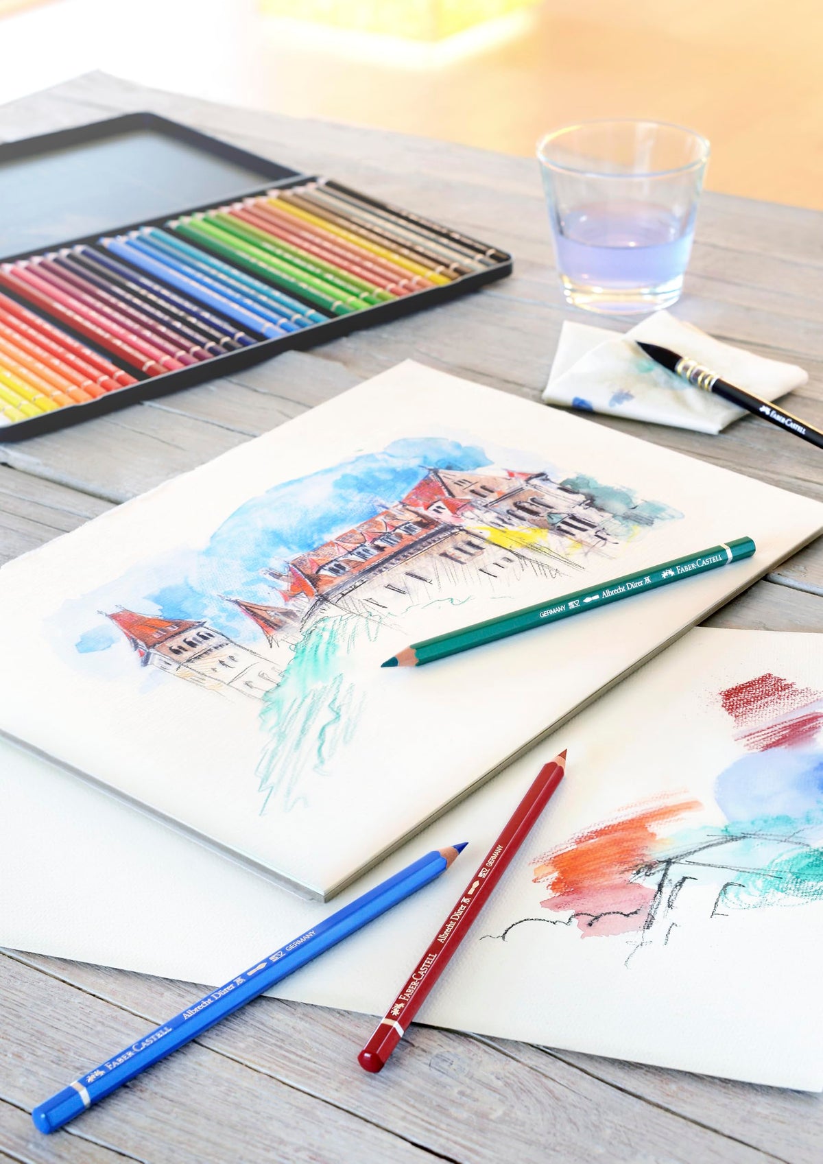 Faber-Castell Albrecht Dürer® Artists' Watercolor Pencils - Tin of 120