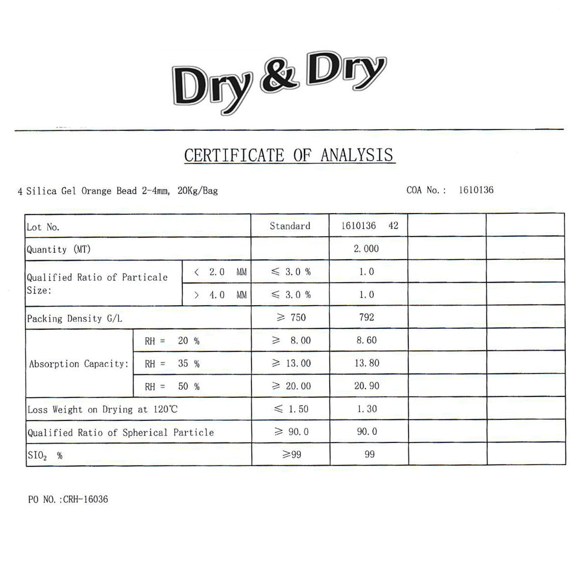 "Dry & Dry" [1 Quart] Premium Orange Indicating Silica Gel Desiccant Beads(Industry Standard 3-5 mm) - Rechargeable Silica Gel Beads(2 LBS)