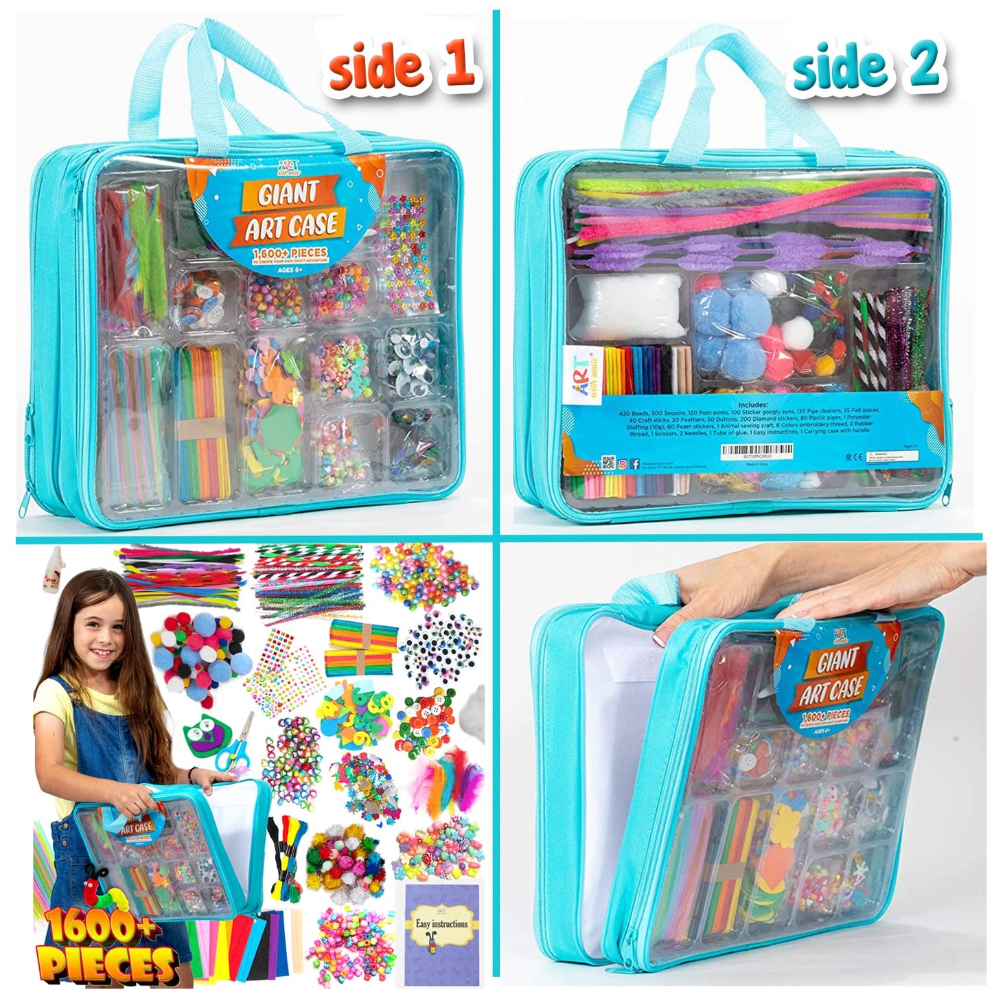 1600+Pcs Craft Kits