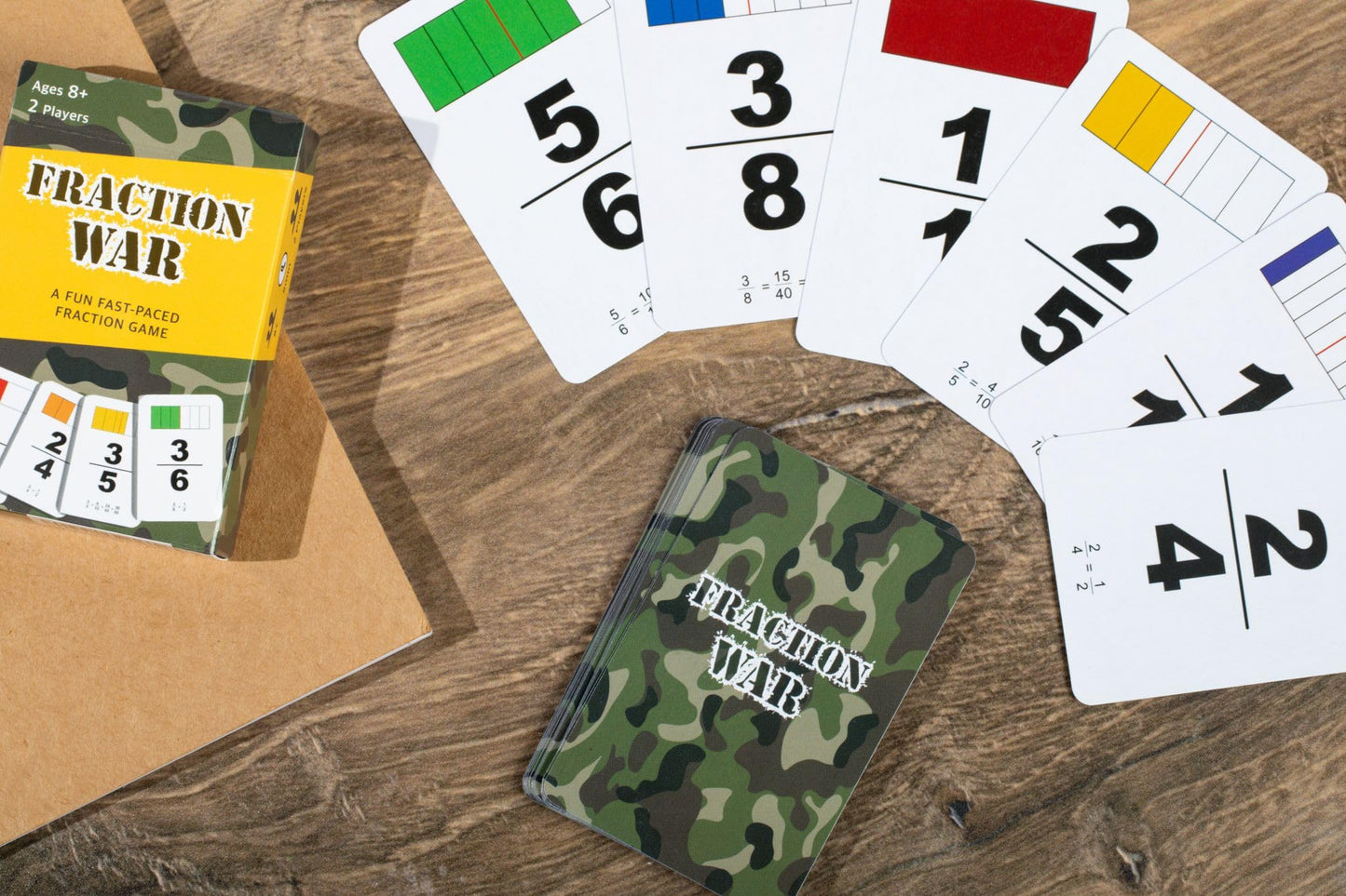 Fraction War Fun Math Game to Learn