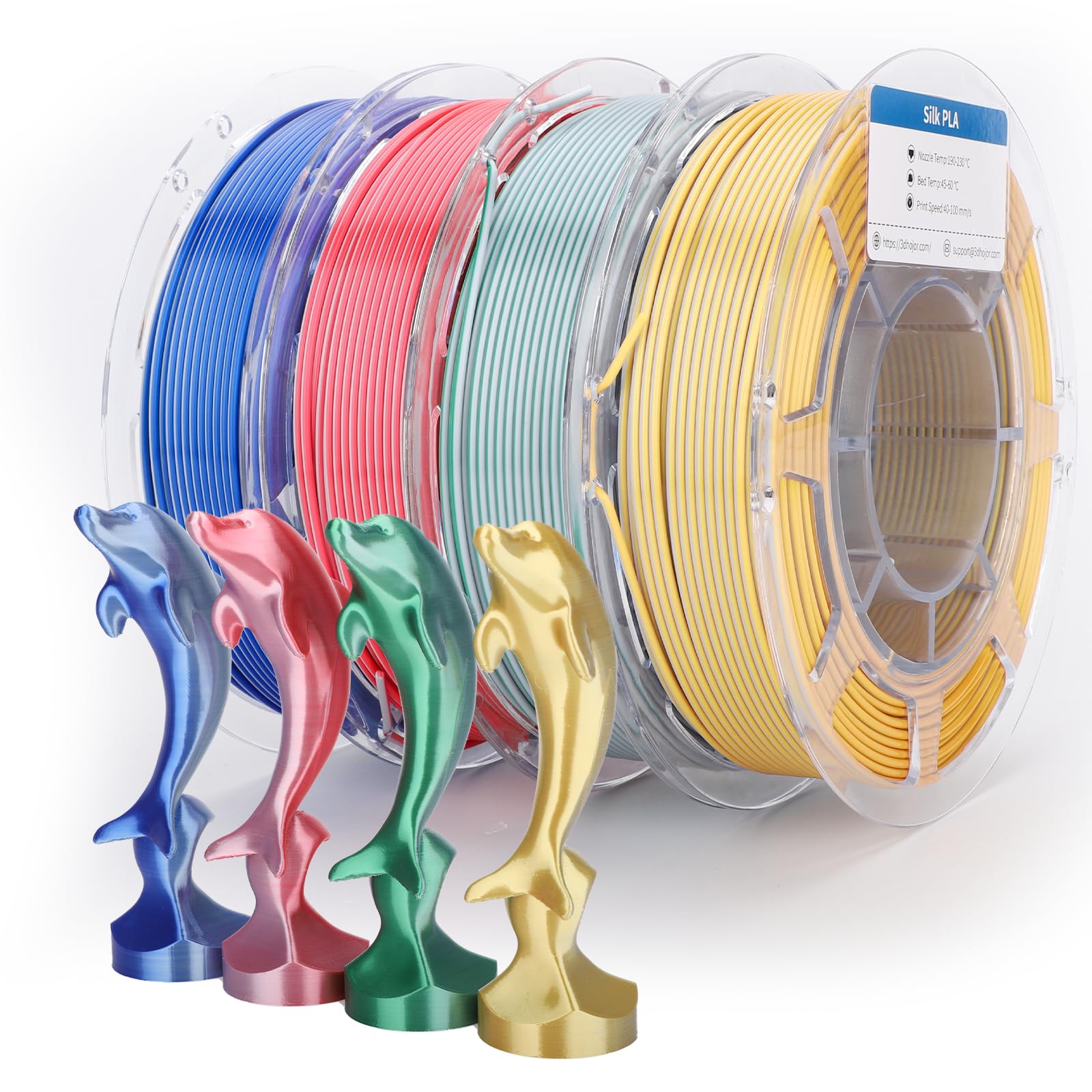 3D Printer Filament Bundle, Silk PLA Filament – Lavender Vibes