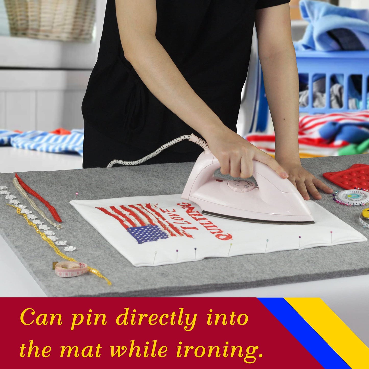 Wool Pressing Pad - 36" x 24" Quilting Ironing Pad