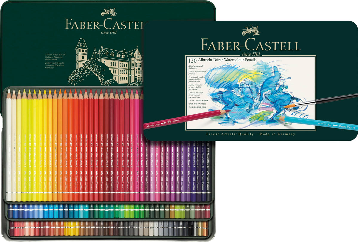 Faber-Castell Albrecht Dürer® Artists' Watercolor Pencils - Tin of 120