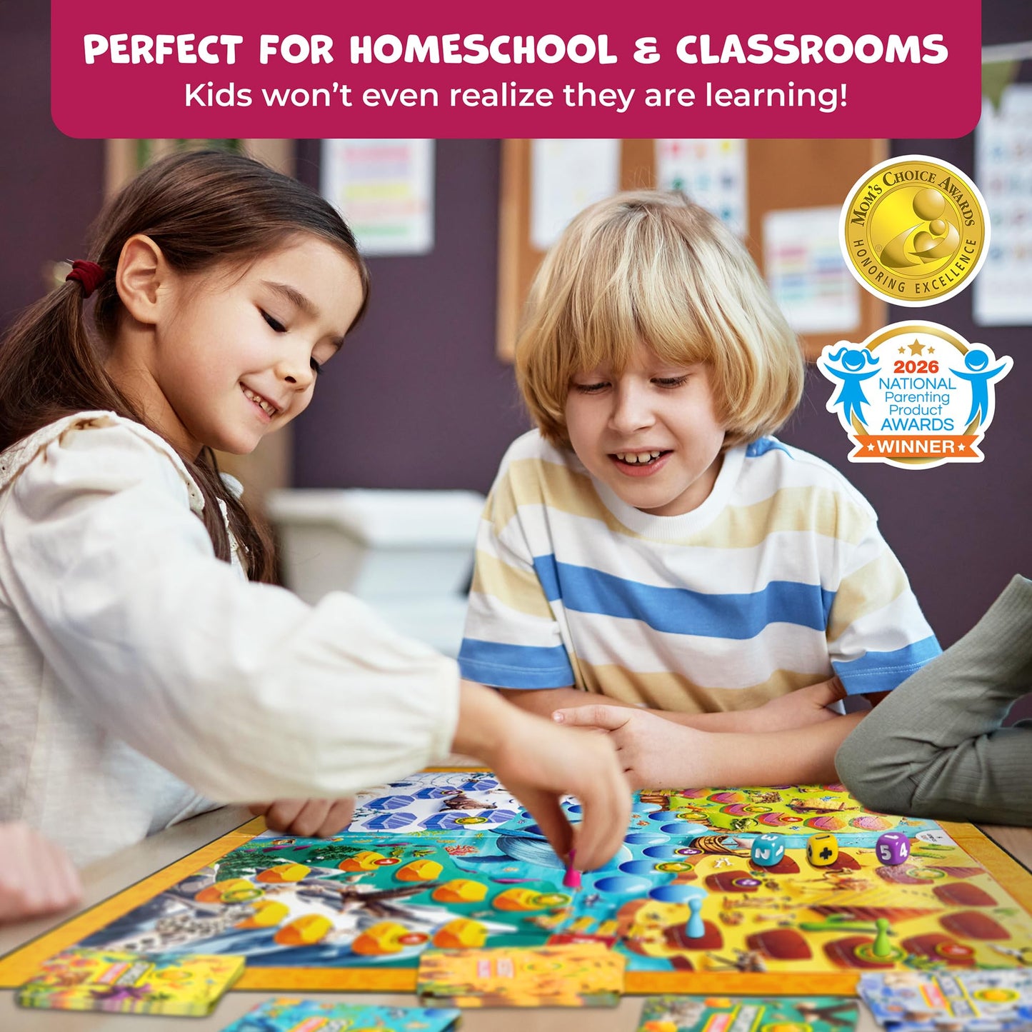 Number Hunter Math Board Game
