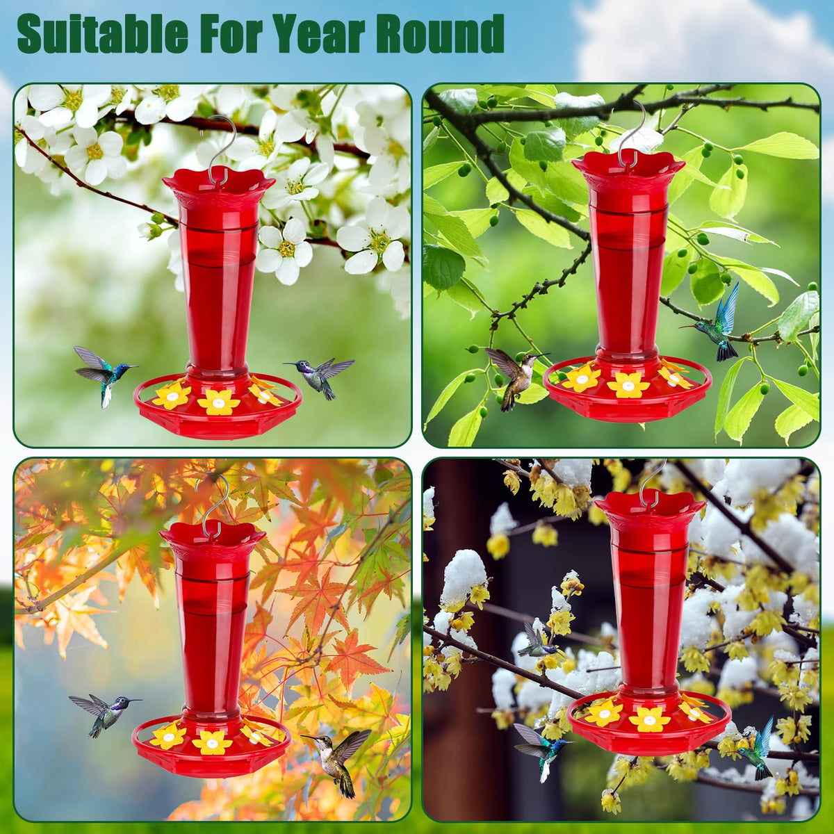 Gbekery Hummingbird Feeder