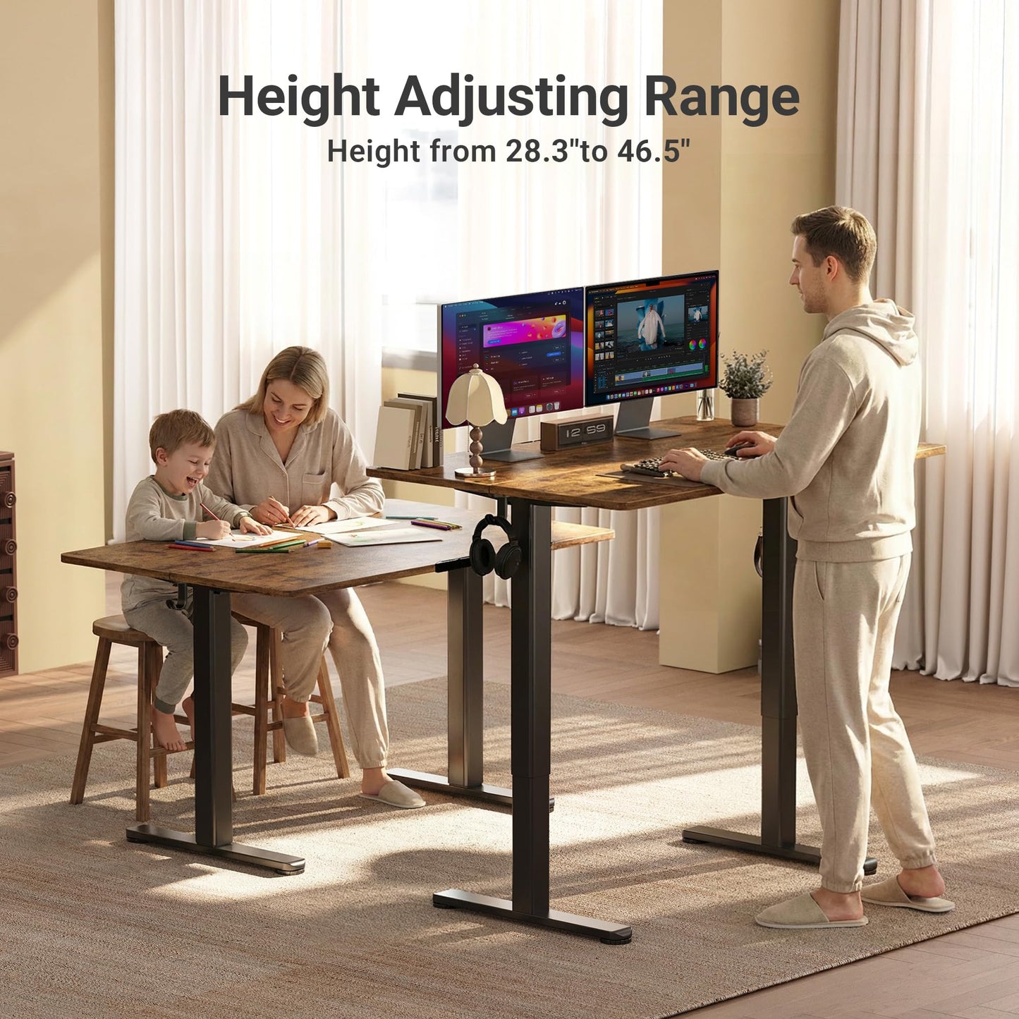 Electric Standing Desk, Adjustable Height Stand up Desk