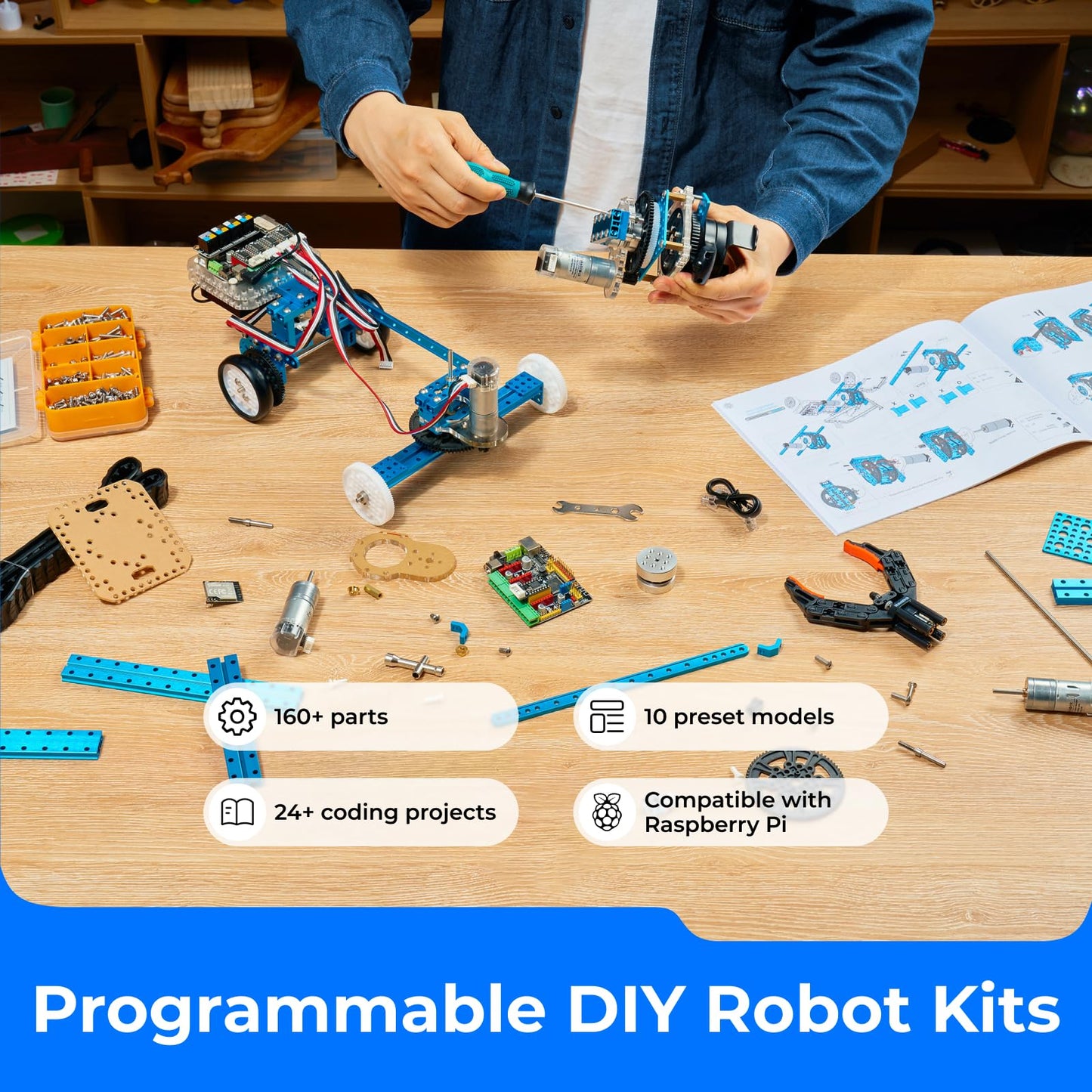 Makeblock mBot Ultimate 10 in 1 Robot Building Kit for Teenagers & Adults