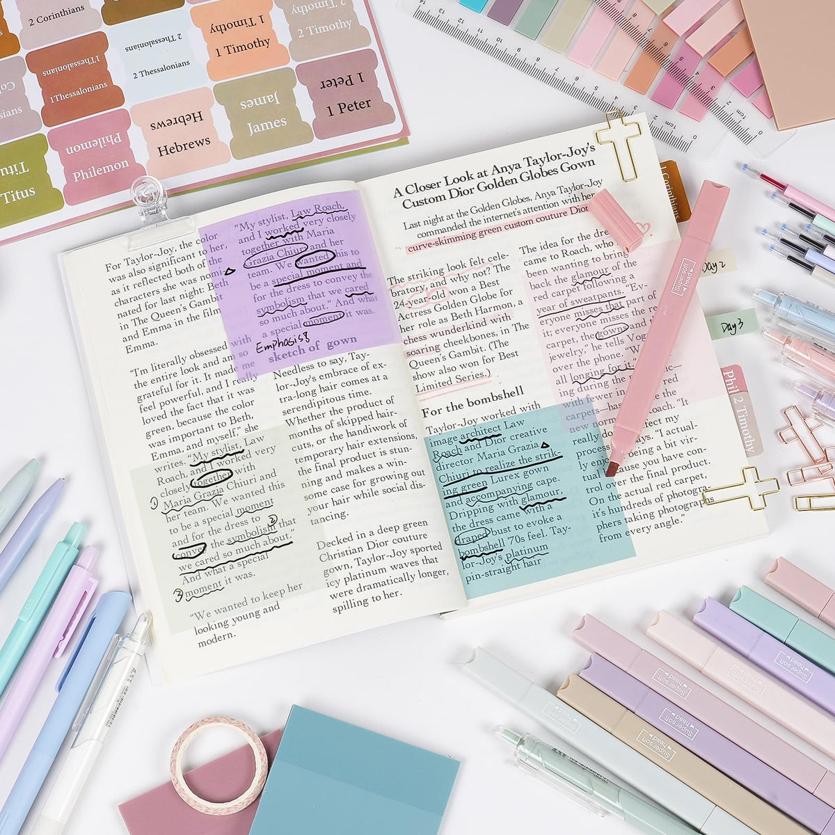 Nicpro 76PCS Study Supplies Journaling Kit