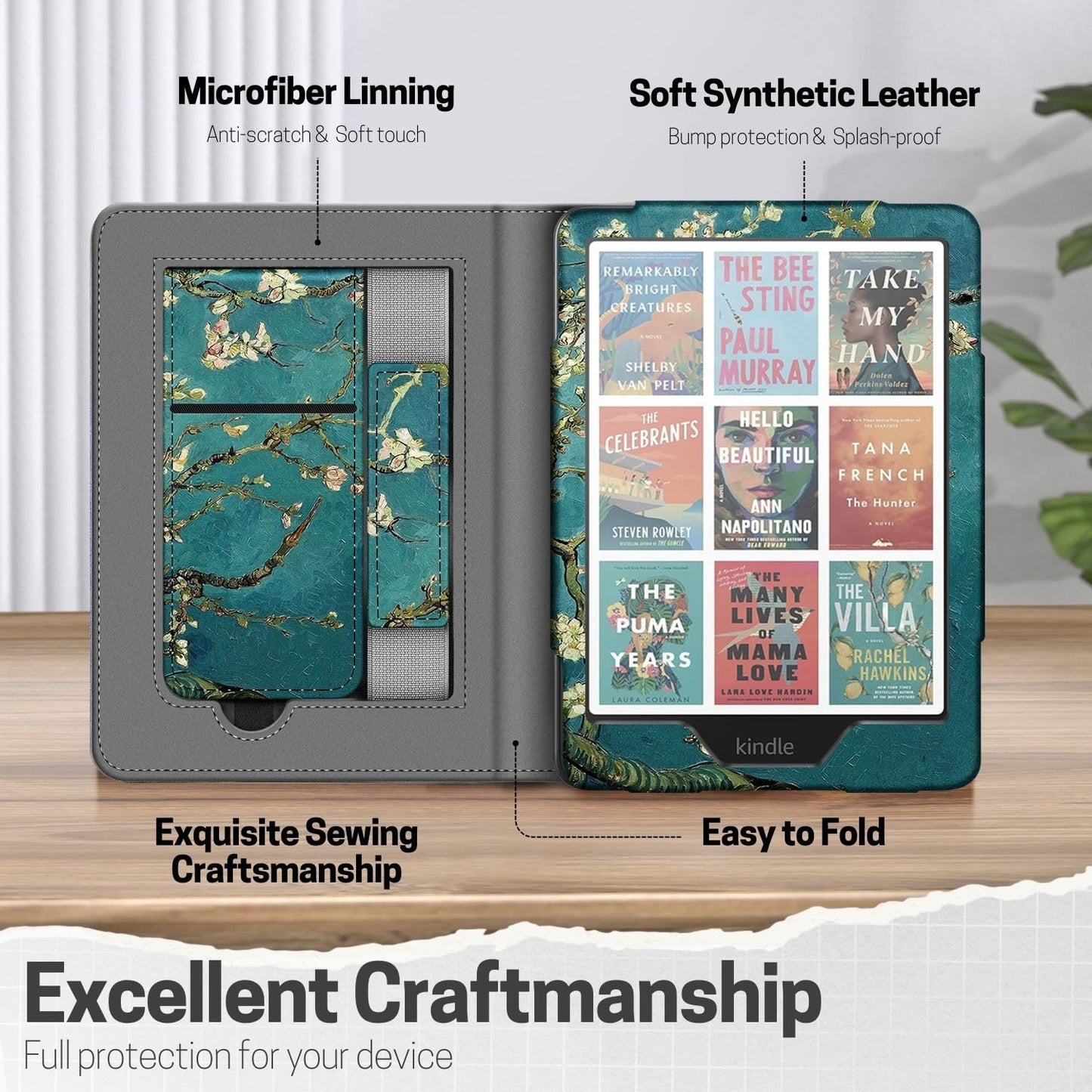 Stand Case with Strap for Kindle Paperwhite 12th Gen 2024 / Kindle Colorsoft Signature Edition